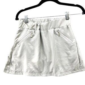 Garb Inc Active Tennis Skort Youth Girls XL Gray 11-12 Years Pleated Performance